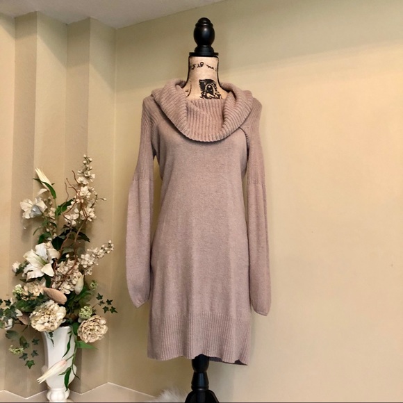 Ann Taylor LOFT tan sweater dress. Size medium. - Picture 2 of 5